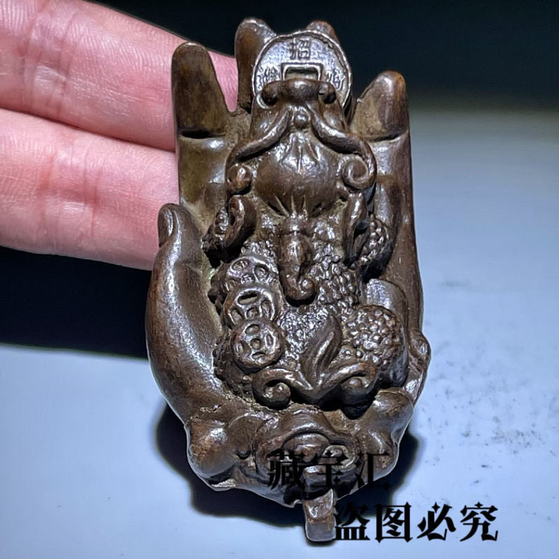 Vintage Items Collection - ของสะสมโบราณ จี้ปี่เซียะทองเหลืองแท้ นำโชค เสริมทรัพย์ ของตกแต่งทองแดงจีนโบราณ ของสะสมเก่า