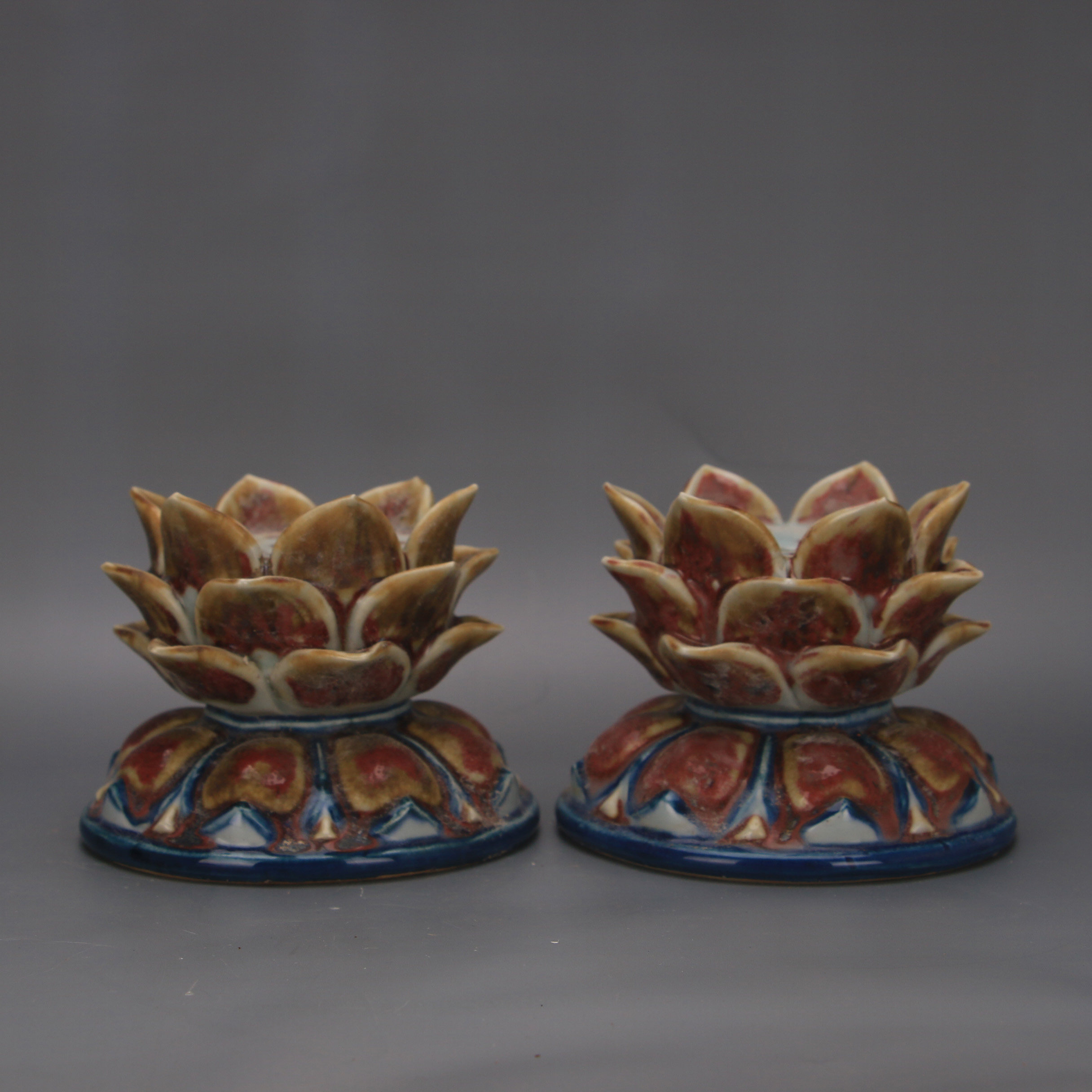 โคมไฟลายดอกบัวเซรามิกสีน้ำเงิน - Collectible Vintage Lamps บทวิจารณ์และราคา