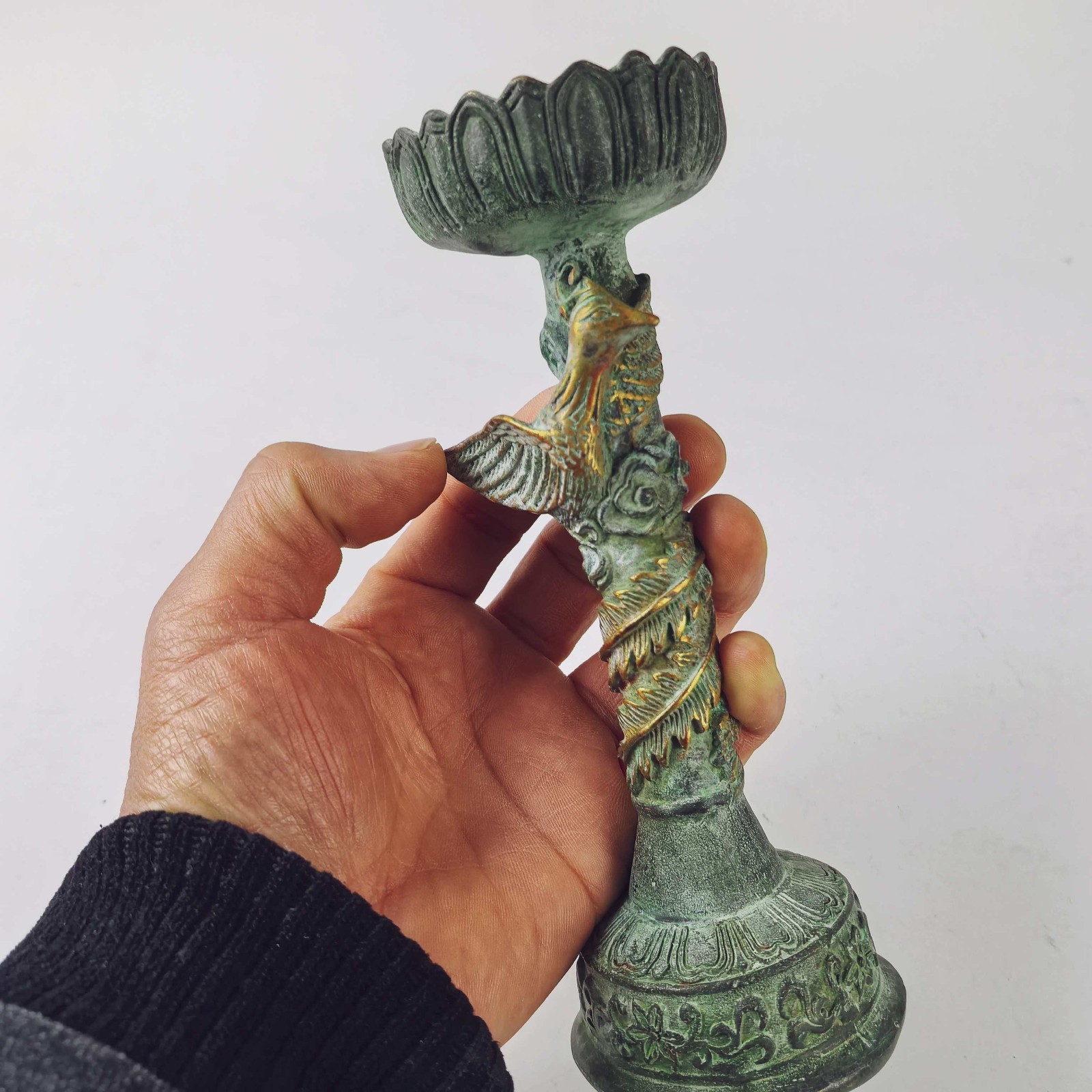 โคมไฟน้ำมันแกะสลักลายนกฟีนิกซ์ - Collectible Vintage Lamps บทวิจารณ์และราคา