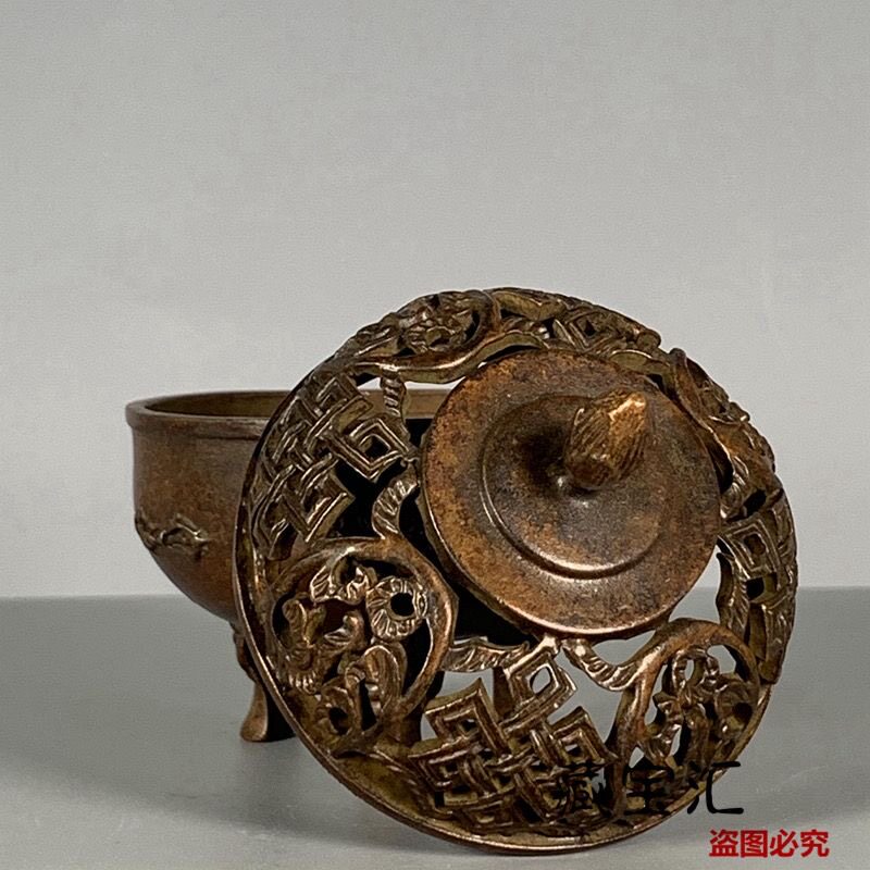 เตาเผากำยานลายดอกบัวโบราณ งานฝ - Vintage Items Collection บทวิจารณ์และราคา