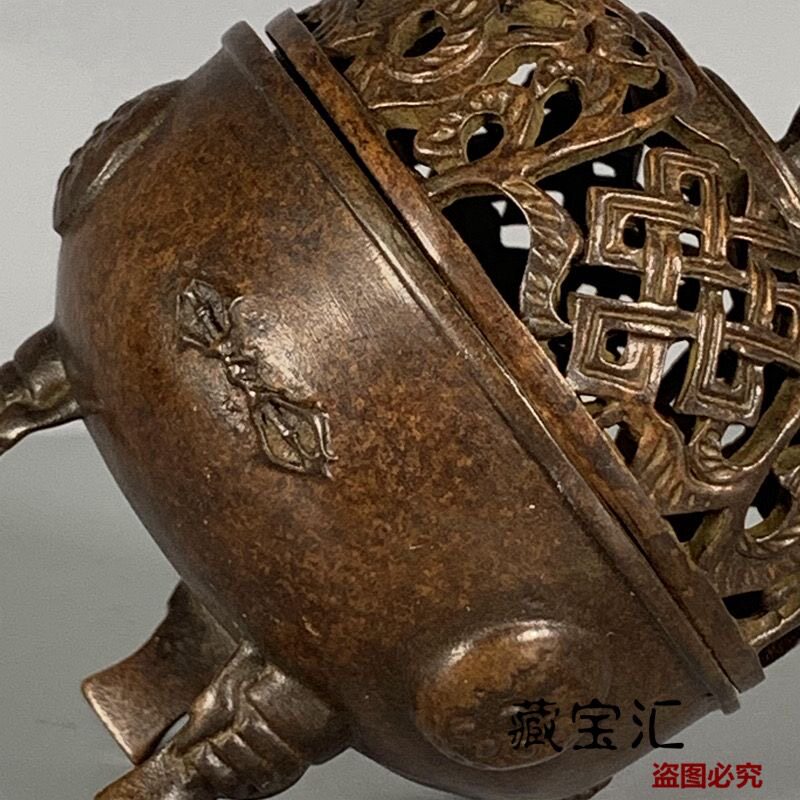 เตาเผากำยานลายดอกบัวโบราณ งานฝ - Vintage Items Collection บทวิจารณ์และราคา