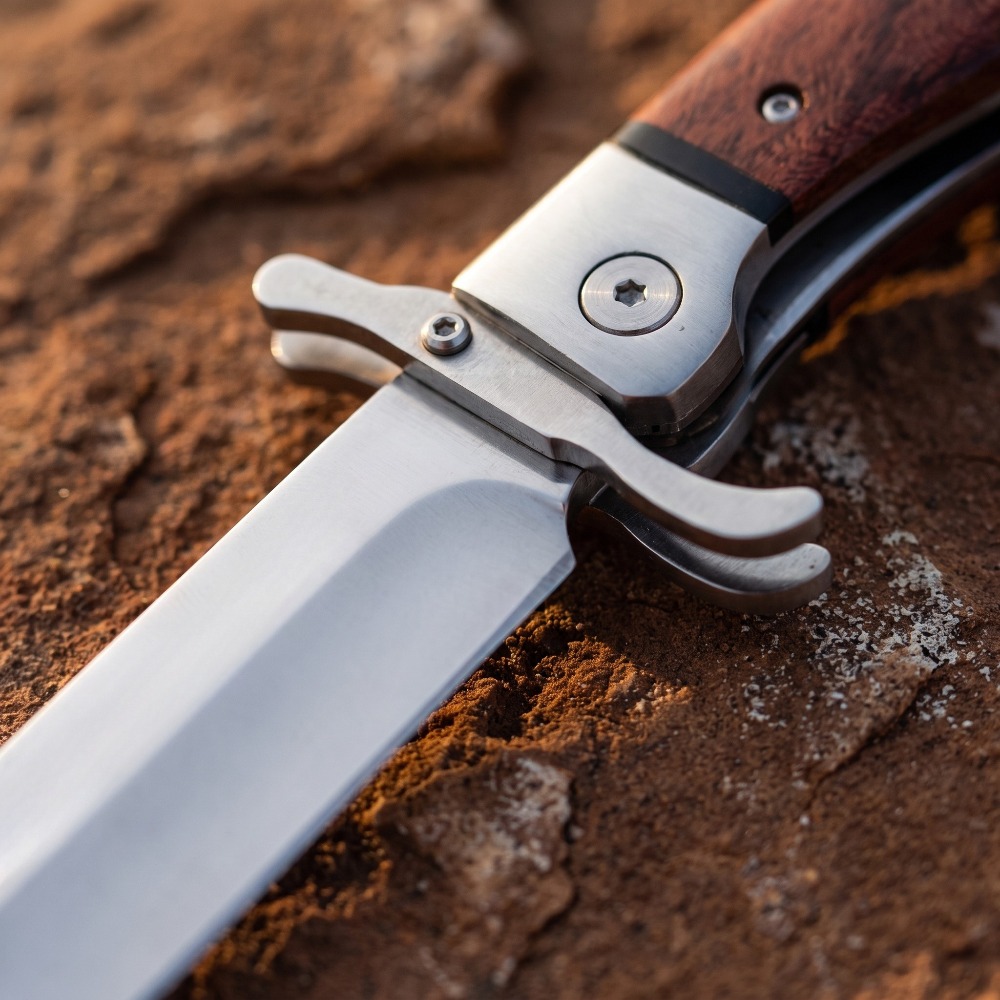 มีดพับวินเทจ ด้ามไม้ ใบมีดสแตน - Vintage Collectible Knives บทวิจารณ์และราคา
