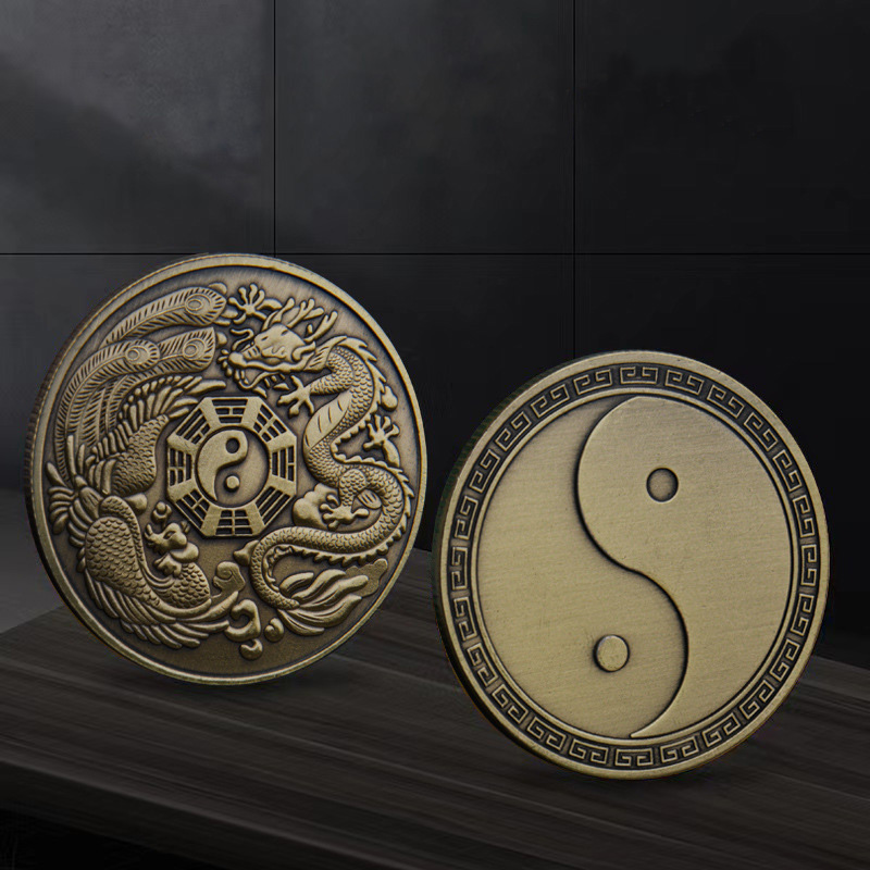 เหรียญสะสมลายไท่จี๋แปดทิศทางแบ - Vintage Collectible Coins บทวิจารณ์และราคา