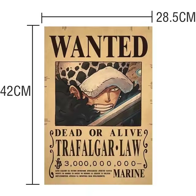 อะนิเมะวันพีซ โปสเตอร์ประกาศจั - Vintage Collectible Toys บทวิจารณ์และราคา