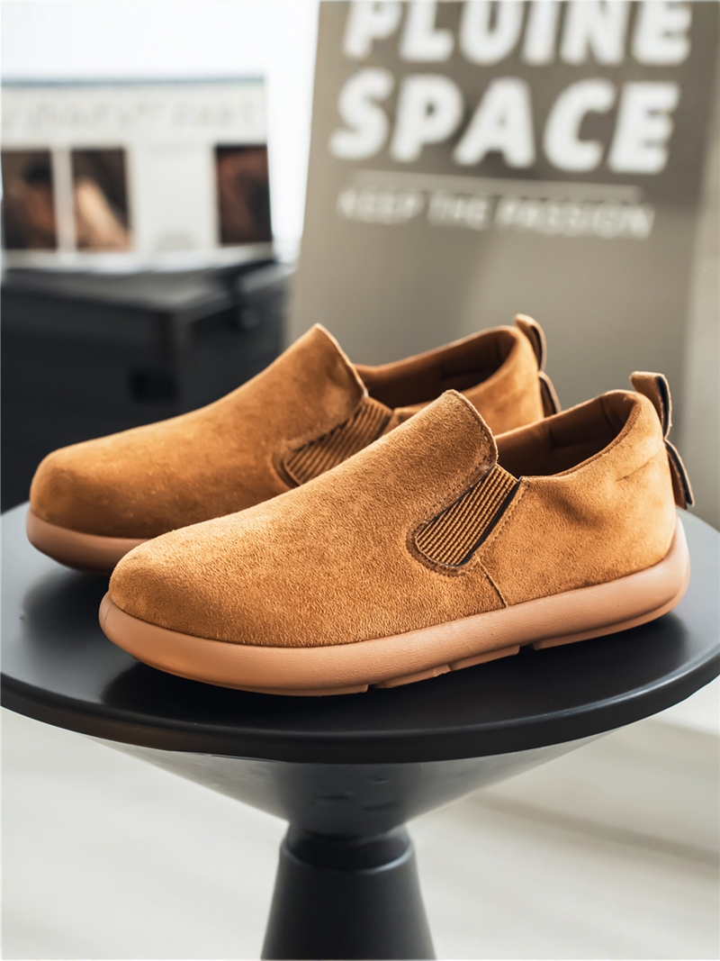 รองเท้าหนังผู้ชายแบบสวม พื้นนุ - Vintage Collectible Shoes บทวิจารณ์และราคา