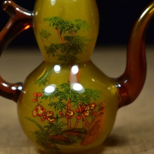 ขวดแก้วเคลือบเงาแบบวินเทจ ลายภ - Vintage Collectible Glassware บทวิจารณ์และราคา