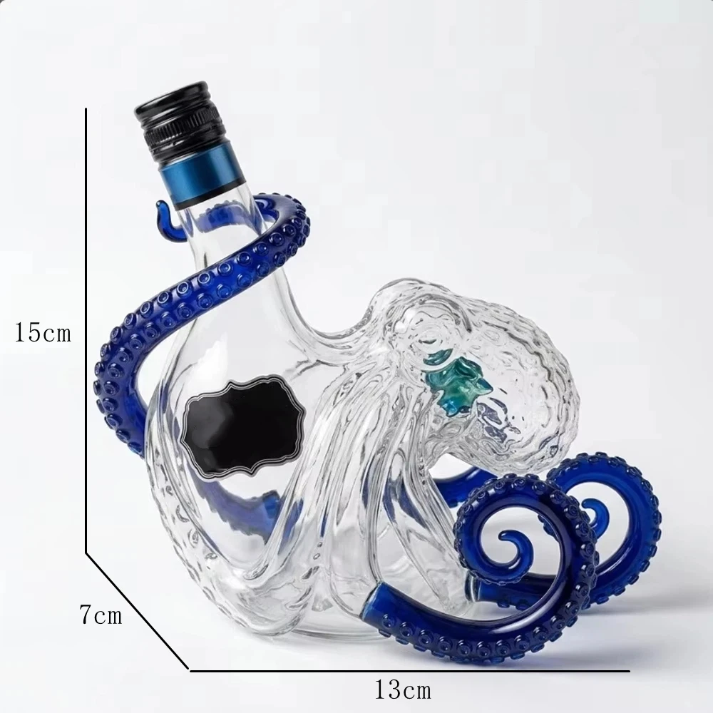 ขวดเหล้ารูปปลาหมึกคราเคนสไตล์ว - Vintage Collectible Glassware บทวิจารณ์และราคา