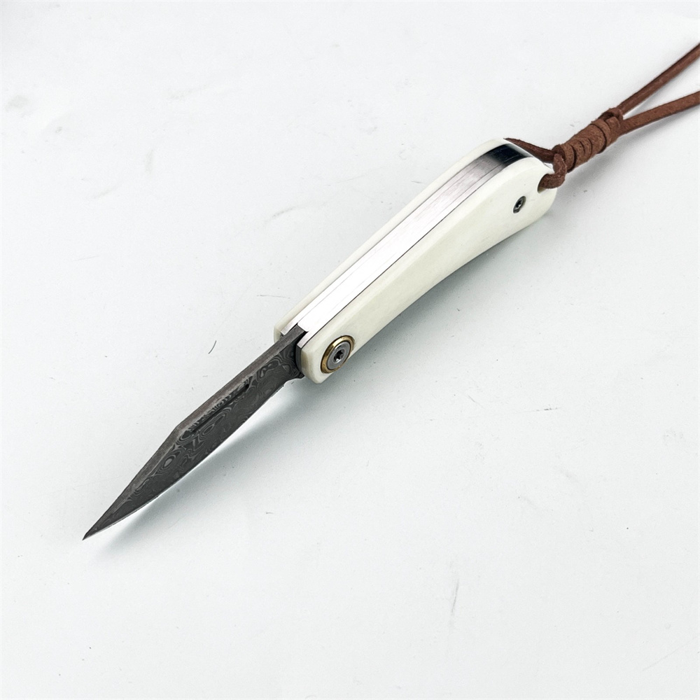 มีดพับวินเทจลายดามัสกัส ด้ามทำ - Vintage Collectible Knives บทวิจารณ์และราคา